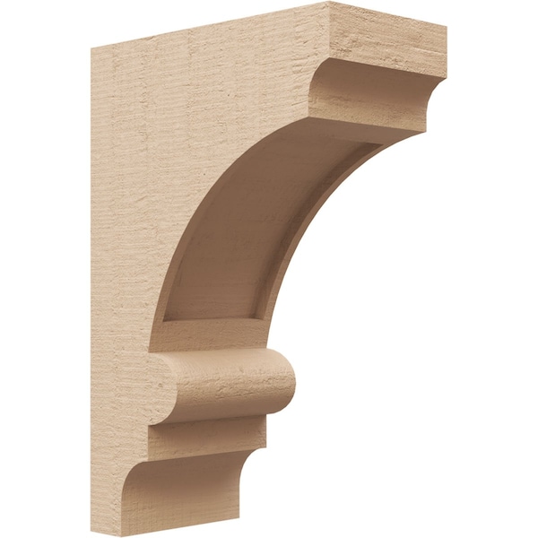 Ekena Millwork 5"W x 10"D x 15"H Classic Diane Rough Cedar Woodgrain TimberThane Corbel, Primed Tan CORUR05X10X15DIARCPR - main